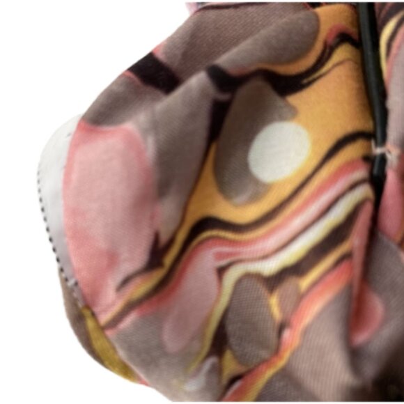 DESIGUAL Floral Pink Purple Black Faux Leather Crossbody Bag - Picture 15 of 15